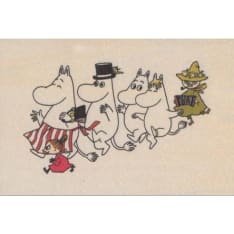 Come to Finland Moomin wooden card