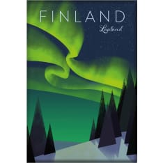 Come to Finland Northern Lights magnet