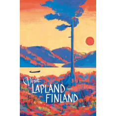 Come to Finland Visit Lapland postcard