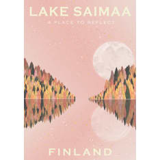 Come to Finland Lake Saimaa Beth Chesser postcard