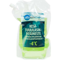 Alfa-Kem Summer -4C 3L windscreen washer fluid bag