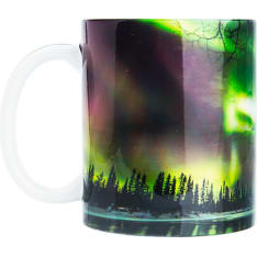 Happy Orange Northern Lights Mug