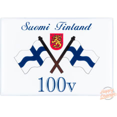 Happy Traveler Finland 100 magnet
