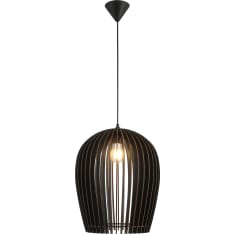Pendant lamp FocusLight Lumme 34cm black