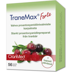 TraneMax Forte 56 caps. Strong proanthocyanidins food supplement