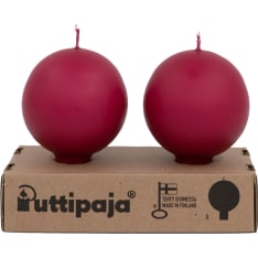 Puttipaja 2pcs ball candle with stand