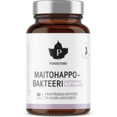 Puhdistamo Maitohappobakteeri + Boulardii ravintolisä