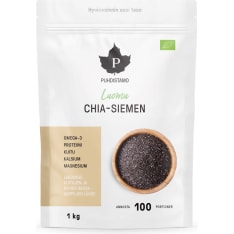 Puhdistamo luomu chia-siemen