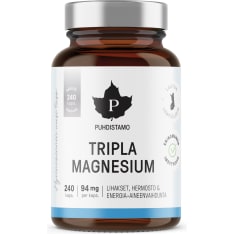 Puhdistamo Tripla Magnesium 240 kaps. ravintolisä