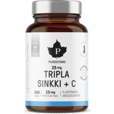 Pudhistamo Tripla Zinc 25 mg 240 caps. dietary supplement
