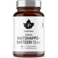 Puhdistamo Vahva Maitohappobakteeri 12 mrd. ravintolisä