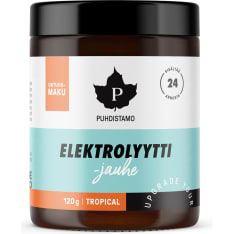 Puhdistamo Elektrolyyttijauhe Tropical ravintolisä