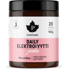 Puhdistamo Daily Mansikka 100 g elektrolyyttijauhe