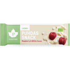 Puhdistamo Puhdas Snack Raspberry & White Cacao, Organic 40 g