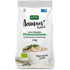 Virtasalmen Viljatuote 1kg luomu gluteeniton pikakaurahiutale