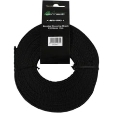 4Connect 10m musta nylon/kangassukka