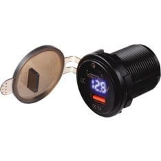 FOUR Connect 4 waterproof USB-C/A 3A USB socket