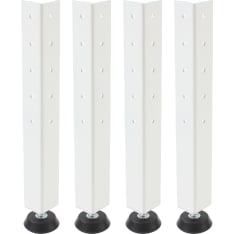 PP-Product 4 pcs white air heat pump cover legs