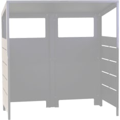 PP- tuote metallinen 770 L jätekatos