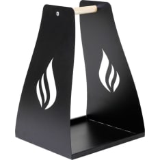 PP- Product Lieska with wooden handle black wooden stand