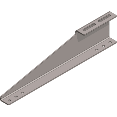 PP product 273 tin and felt roof solar panel bracket