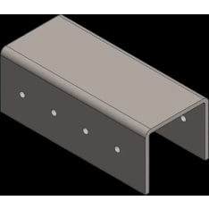 PP product solar panel roof mounting rail connection piece
