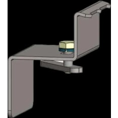 PP product solar panel roof mounting rail end bracket