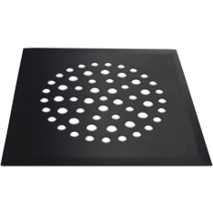 PP product Ball eccentric mounting frame and matt black RST floor drain cover