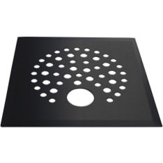 PP product Ball for pipe eccentric mounting frame and matt black RST floor drain cover