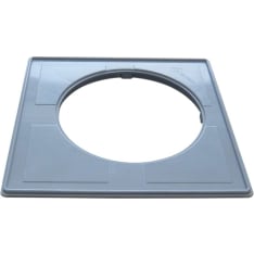 PP-Product eccentric installation frame for the floor drain