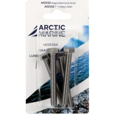 Arctic Marine DIN933 AISI 316 M8X60 4 kpl kuusioruuvi