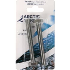 Arctic Marine DIN933 AISI 316 M10X80 2 kpl kuusioruuvi