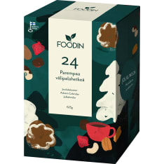 Foodin Paremmat välipalat 625g joulukalenteri