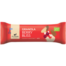 Foodin Berry Bliss Luomu 40g granolapatukka