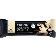 Foodin Crunchy Collagen protein bar Cashew-Vanilla 50g
