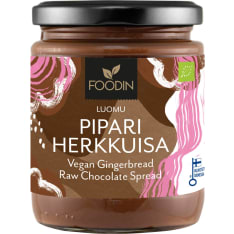 Foodin Herkkuisa Pipari Luomu 230g raakasuklaalevite