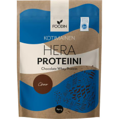 Foodin Kotimainen Suklaa 500g heraproteiinijauhe