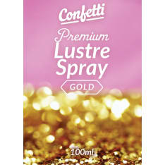 Premium glitter spray, gold 100ml