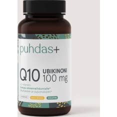 Puhdas+ Ubikinoni CoQ10 100 mg ravintolisä