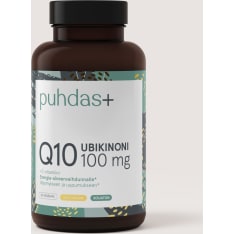 Puhdas+ Ubikinoni CoQ10 100 mg ravintolisä