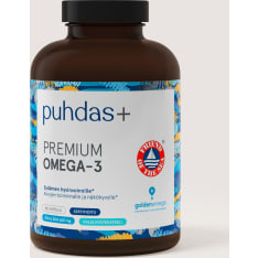 Puhdas+ Premium Omega-3 ravintolisä