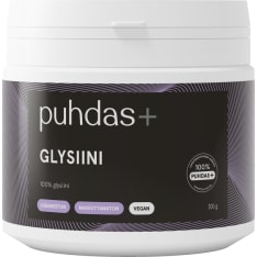 Puhdas+ Glysiini 100% 200 g ravintolisä