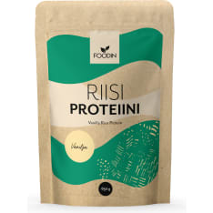 Foodin Vanilja 650 g riisiproteiinijauhe