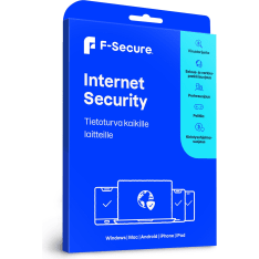 F-Secure Internet Security 12 kk 5 laitetta tietoturvaohjelma