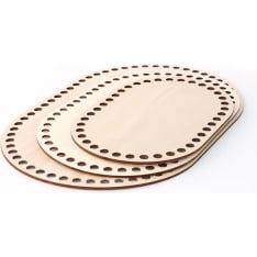Lankava oval plywood basket bottom