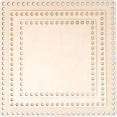 Lankava square plywood basket bottom