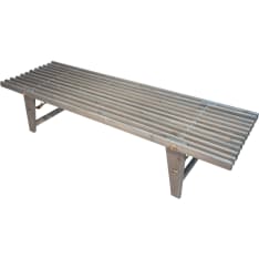 Ecofurn® Daybed mänty harmaa öljytty penkki