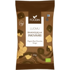 Foodin Luomu 70 g Raw Chocolate Ginger