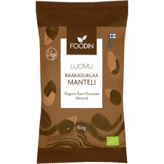Foodin Luomu 60 g Raw Chocolate Almond