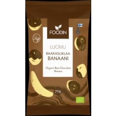 Foodin 70g raakasuklaabanaani